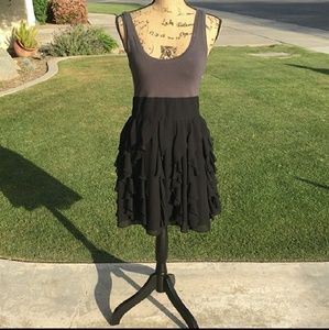 Express ruffled dress